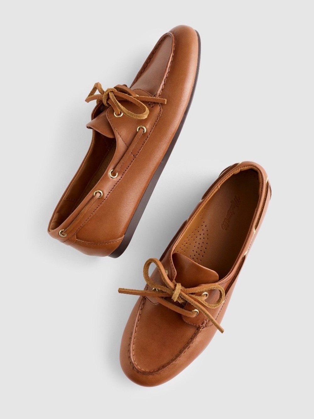 NIB Madewell Jamie Boat Shoes in Darest Brown, Size 9 $168
